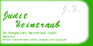 judit weintraub business card